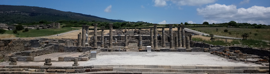Ruinas del foro romano en Tarifa