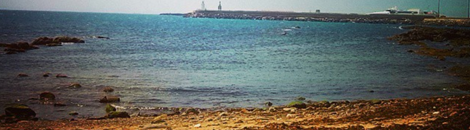 Pequeña cala junto al Puerto de Tarifa